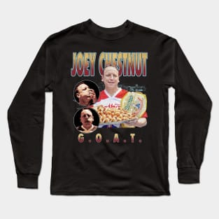 Joey Chestnut G.O.A.T. Long Sleeve T-Shirt